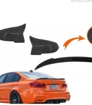 Pack Aleron trasero + Carcasas de retrovisor tipo