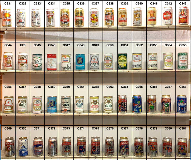 Lattine da collezione vuote