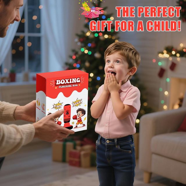 Saco Boxeo Infantil 165cm + Guantes + Bomba