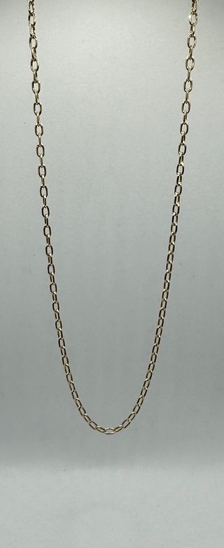 Cadena Bilbao de oro de 18k, 13.33 g, 65 cm.