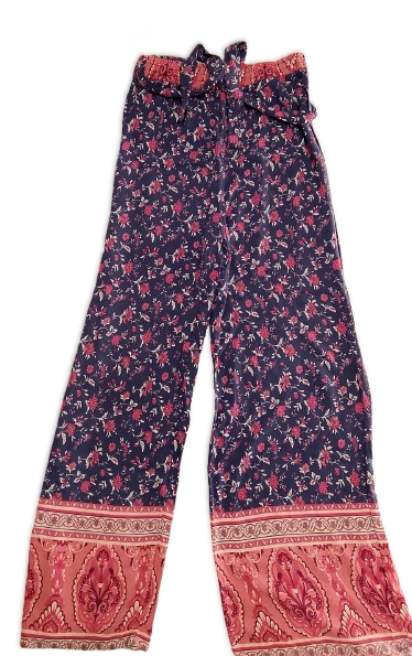Pantalón bohemio estampado floral