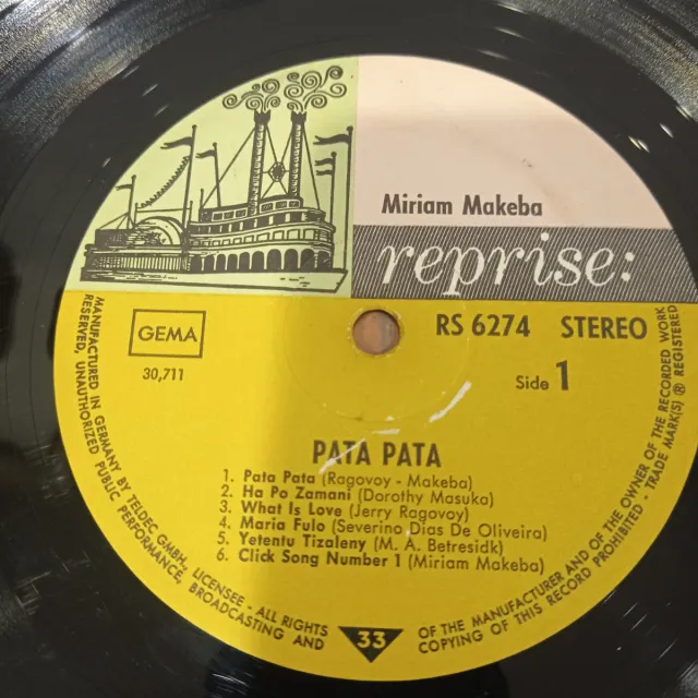 Miriam Makeba - Pata Pata LP (1968)