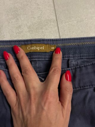 Pantaloni donna Combipel blu