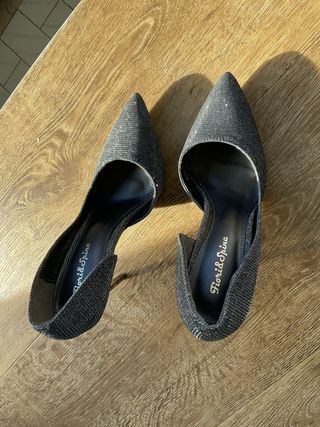 Scarpe Fiori & Spine N.37 Nero/Argento