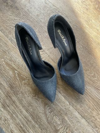 Scarpe Fiori & Spine N.37 Nero/Argento