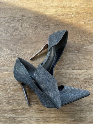 Scarpe Fiori & Spine N.37 Nero/Argento