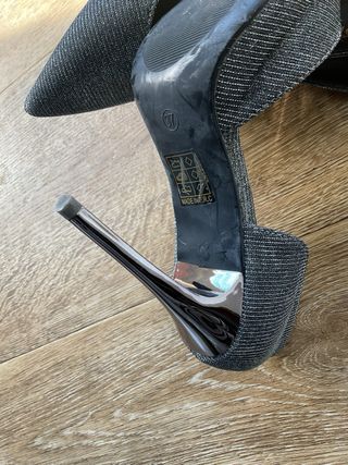 Scarpe Fiori & Spine N.37 Nero/Argento