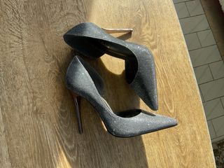 Scarpe Fiori & Spine N.37 Nero/Argento