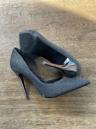 Scarpe Fiori & Spine N.37 Nero/Argento