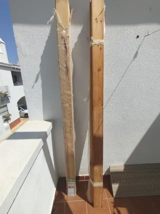 Lamas de madera de pino marítimo