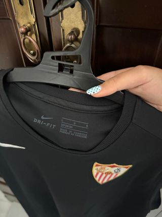 Camiseta Sevilla FC Niño Negra