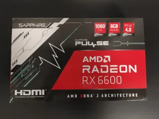Tarjeta Gráfica Sapphire PULSE RX 6600 8GB GDDR6