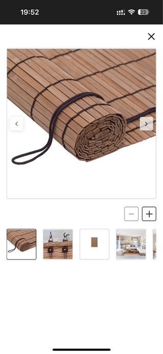 Estor Bambú Translucido 100x150cm