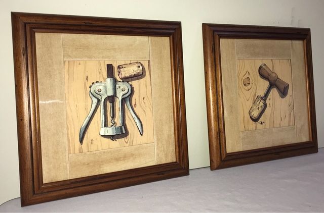 Set di 2 cavatappi decorativi Quadri