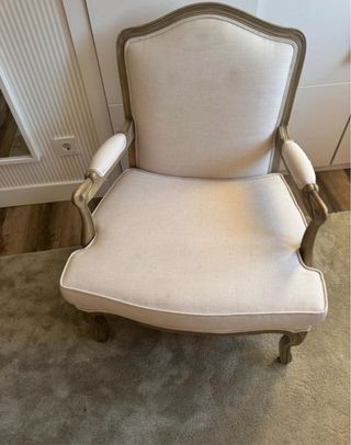 Butaca El Corte Inglés tela y madera