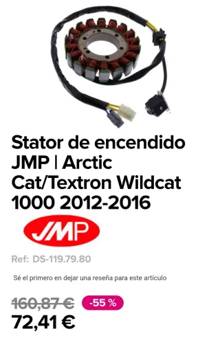 Estator para moto