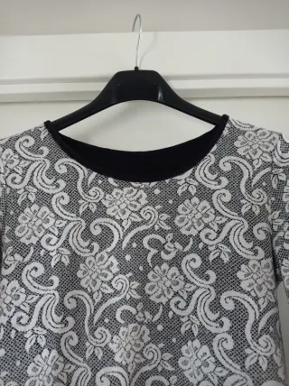 Maglia sottogiacca  floreale TG M/L maniche lunghe