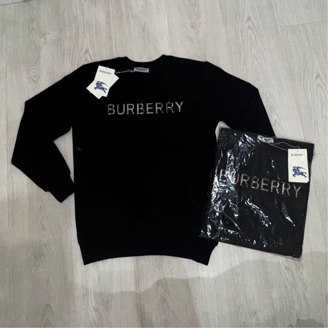 Sudadera Burberry Negra Logo