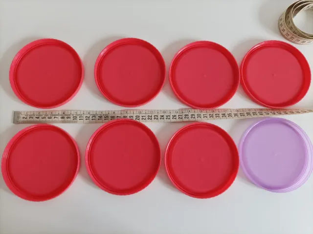 Lote 8 Tapas Plástico Bosque Verde