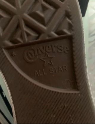 Converse All Star Negra 41 plataforma  Alta