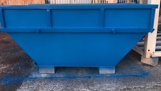 10 Contenedores Metálicos Azules