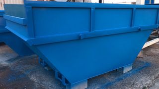 10 Contenedores Metálicos Azules