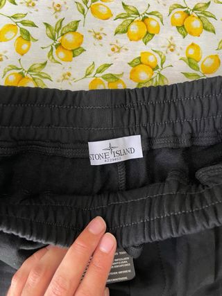 Stone Island Pantalones Cortos Negros