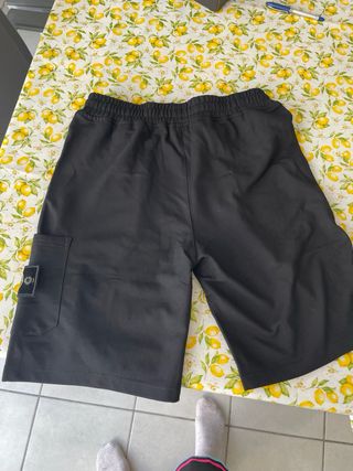 Stone Island Pantalones Cortos Negros