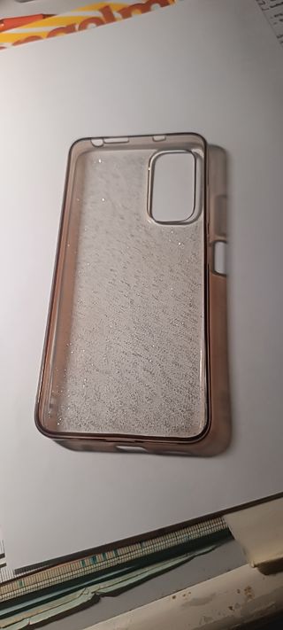 Funda Xiaomi Redmi Note 11S Transparente Glitter