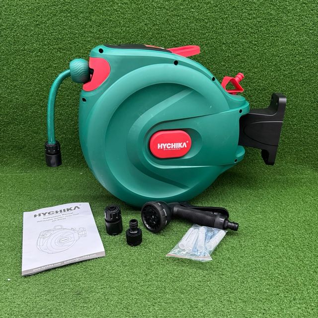 Enrollador Manguera Jardín Hychika 20M