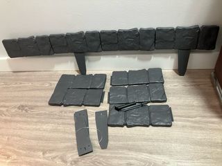 adoquin efecto piedra macetas