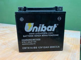 Batería moto Unibat CBTX14-BS 12V 12Ah