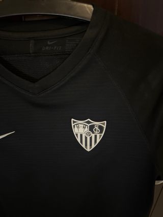 Camiseta Sevilla FC Niño Negra