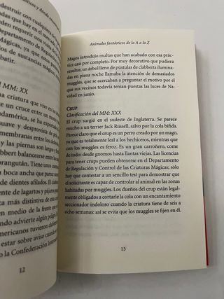 Libro Animales fantásticos y dónde encontrarlos