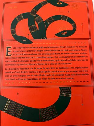 Libro Animales fantásticos y dónde encontrarlos