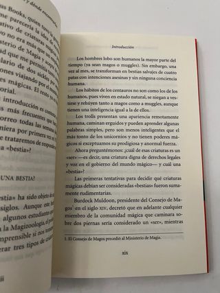 Libro Animales fantásticos y dónde encontrarlos