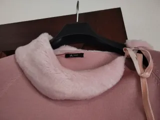 Camisola Lanidor Rosa Gola Peluche