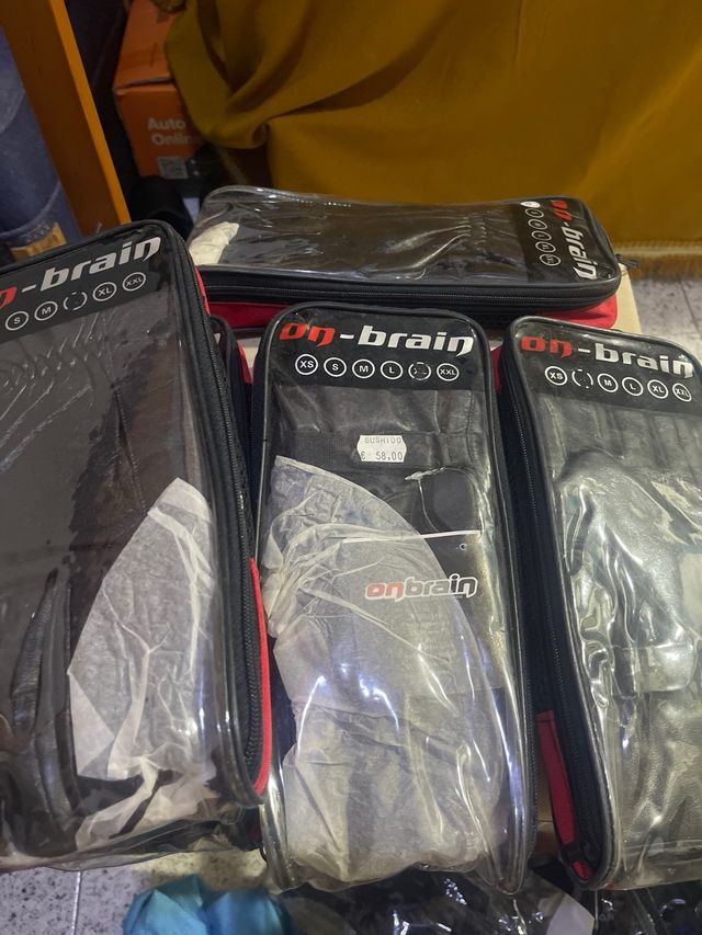Guantes OnBrain Negro para moto