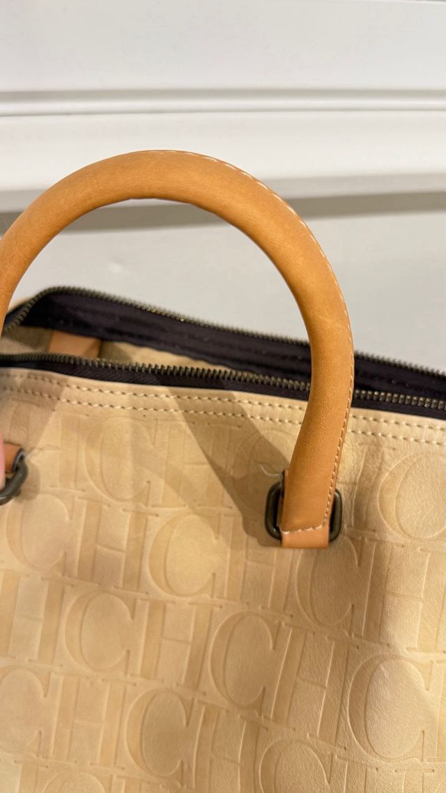 Bolso CH Carolina Herrera Piel Camel Claro
