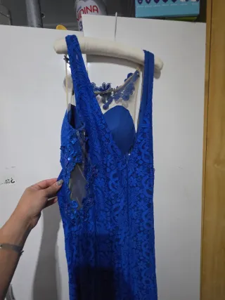 Vestido fiesta azul talla M