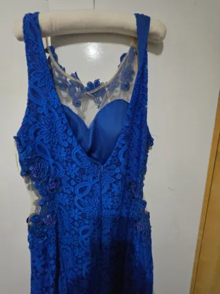 Vestido fiesta azul talla M
