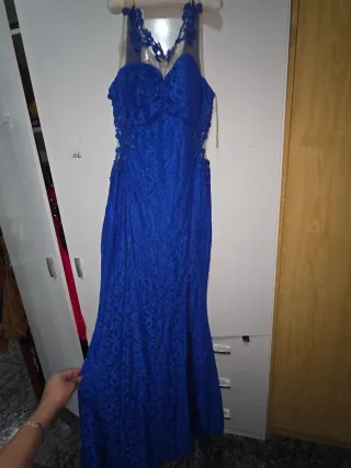 Vestido fiesta azul talla M