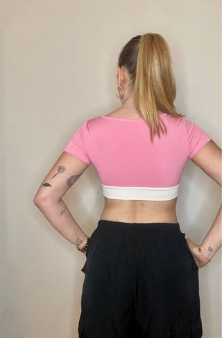 Top rosa chicle Shein