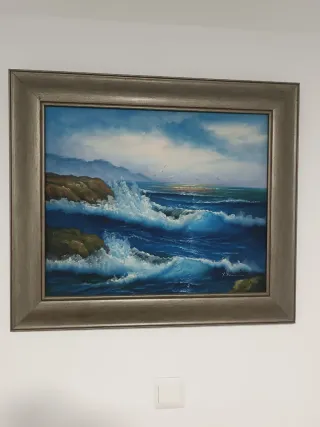 Cuadro de paisaje marino