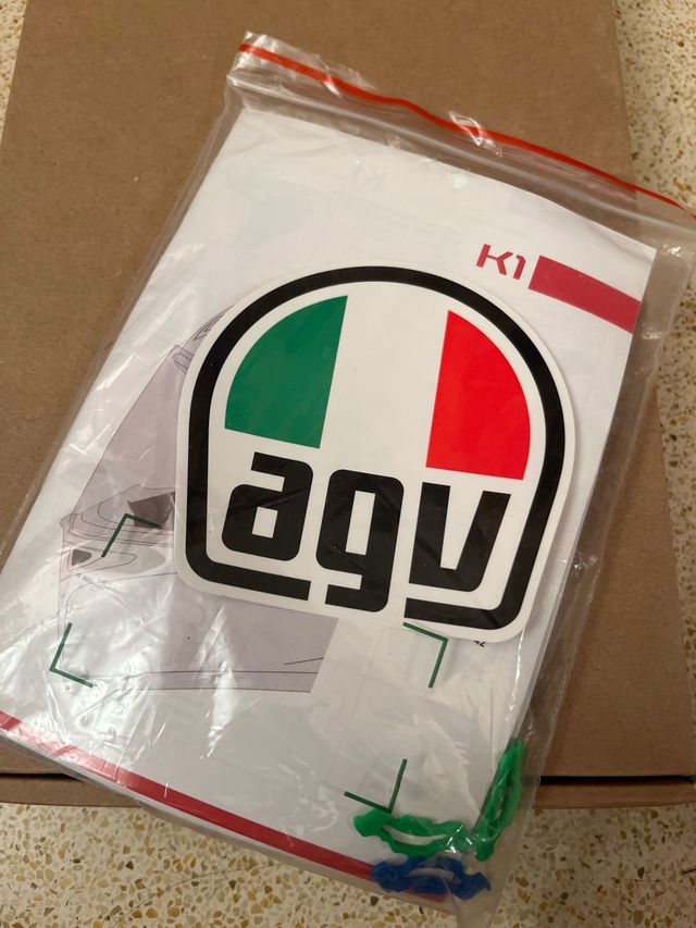 Casco Moto AGV/ XS / SOL Y LUNA