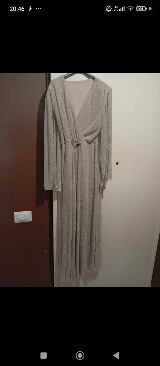 Abito oro scintillante da cerimonia