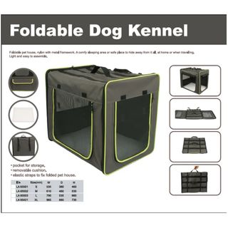 Transportín Plegable Marrón y Verde talla XL