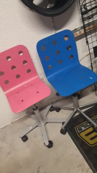 Sillas de escritorio infantiles (2 unidades)