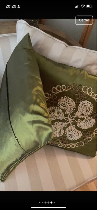 Cojines decorativos bordados