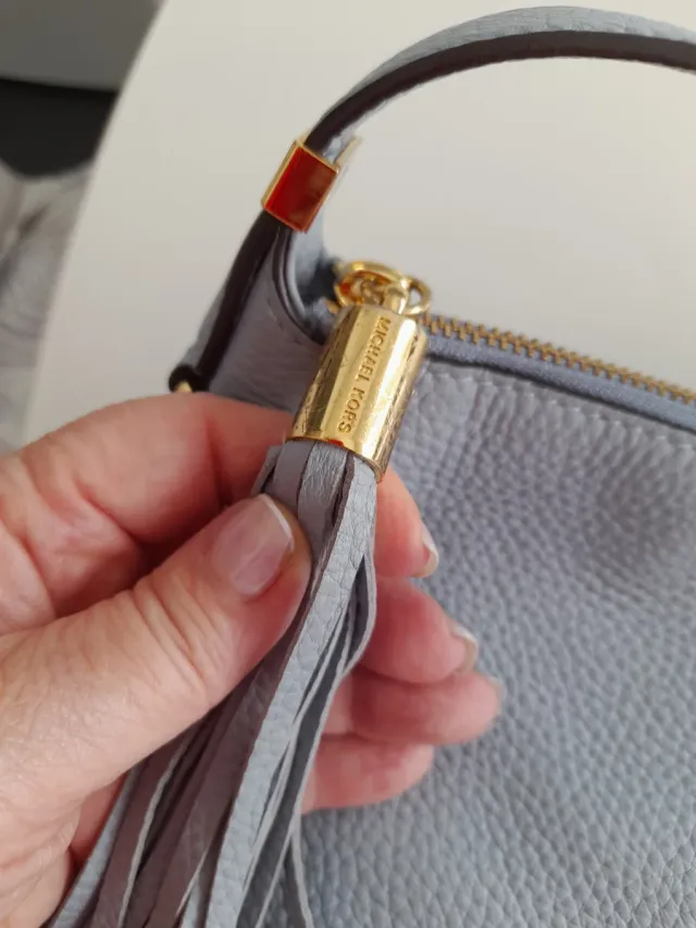 Bolso Michael Kors Azul y Dorado